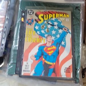 DC Superman Comic Book Cover Art